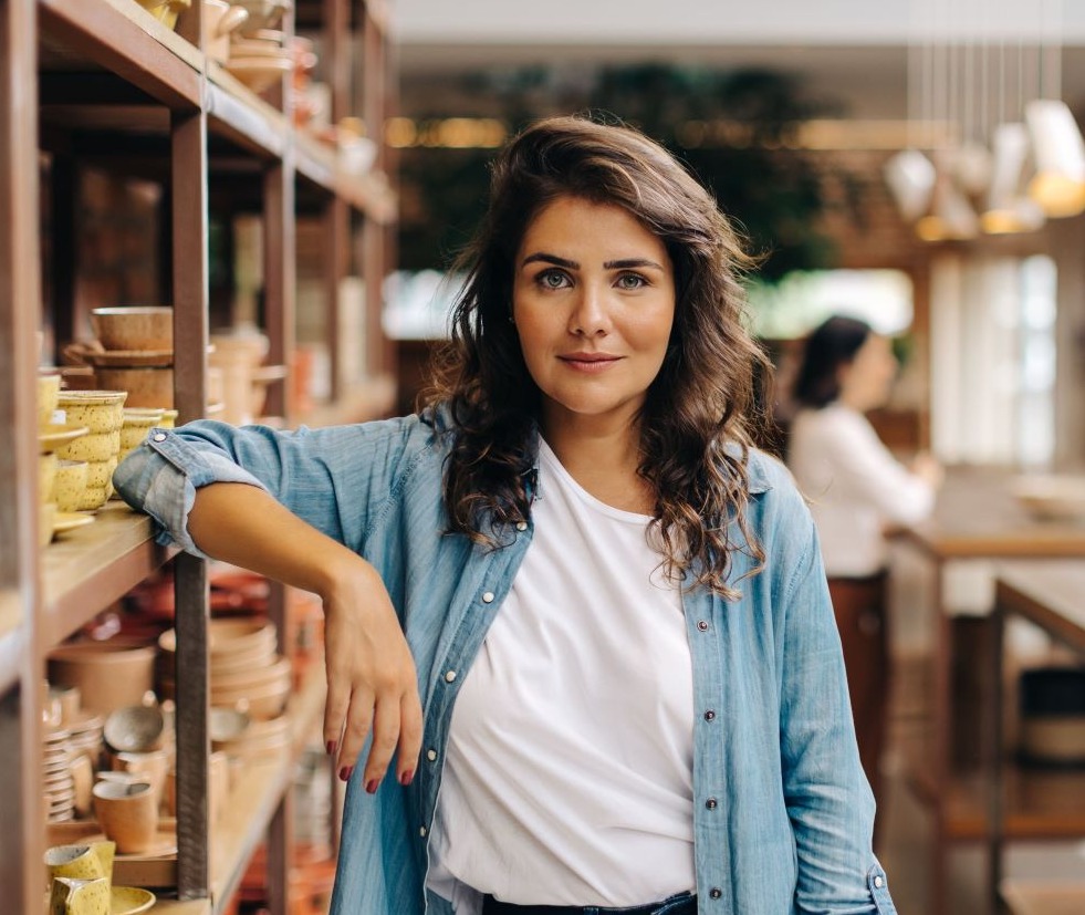 Female business owner